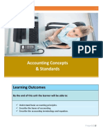 $nit 3 Accounting Concepts Standards