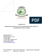 Guidelines For Demonstration of Efficacy of Ectoparasiticides During Conduct of Ectoparasiticide Trials in Uganda 1 PDF