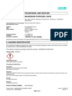 SDS of Magnesium Hydroxide