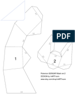 Template GENGAR Mask Ver 2 PDF