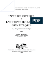 (Introduction A L'épistémologie Génétique I) Jean Piaget - La Pensée Mathématique-Presses Universitaires de France (1973) PDF