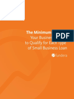 Eguide The Minimum Criteria Needed To Qualify For 8 Different Loan Products PDF