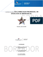 Planificacion Curricular Priorizada Panama Covid-19 1 PDF