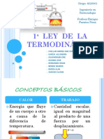 Exposicion Primera Ley de La Termodinámica