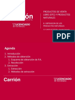 Tema 8. Obtención de Los Productos Naturales