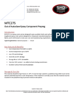 Out of Autoclave Epoxy Component Prepreg: Typical Applications: General Purpose - Visual