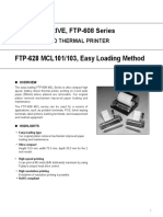 Ftp-628 Mcl101/103, Easy Loading Method: Battery Drive, Ftp-608 Series 2" H