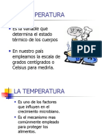 Rangos de Temperatura