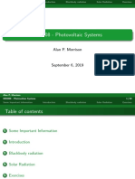 NE4008 - Photovoltaic Systems: Alan P. Morrison