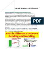 What Is Difference Between Bending and Buckling