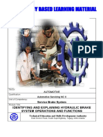 Identifying - Explaining Brake System Functions