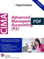 CIMA P2 2020 Notes