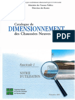 Catalogue de Dimensionnement Des Chaussées Neuves Fascicule 1+2+3 - CCTP - PDF