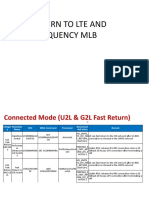 Fast Return and Interfreq MLB