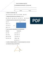 Examen Extraordinario Matematicas 3er Grado Secundaria