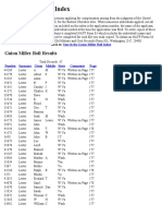 Cherokee Guion Miller Roll Index