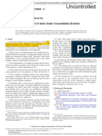 Uncontrolled: Direct Shear Test of Soils Under Consolidated Drained Conditions