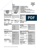 Delay On Operate Types DAA51, DAA71 Timers: Product Description Ordering Key DAA 51 C M24