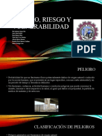 Peligro, Riesgo y Vulnerabilidad