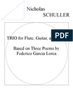 TRIO For Flute, Guitar, and Cello