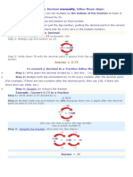 To Convert A Fraction To A Decimal Manually, Follow These Steps