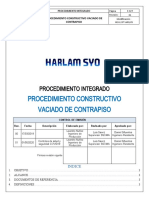 Procedimiento de Vaciado de Contrapiso