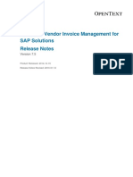 Opentext Vendor Invoice Management For Sap Solutions Release Notes