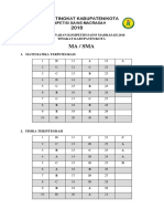 2018 Kunci Jawaban KSM