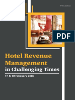 Hotel Revenue Management: in Challenging Times