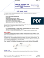 Computer Solutions LTD: CAN - A Brief Tutorial