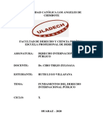 Fundamentos Del Derecho Internacional Público