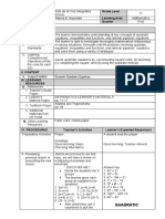 School Grade Level Teacher Learning Area Time & Dates Quarter I. Objectives