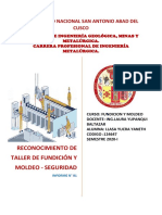 Informe de Fundicion y Moldeo (Yaneth Llasa Yucra) PDF