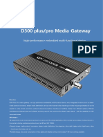 D300 Plus/pro Media Gateway: High-Performance Embedded Multi-Functional Device