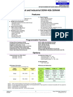 4Gb DDR4 D Die Component Datasheet PDF