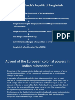 Advent of Colonial Rule and Annexation of Bengal