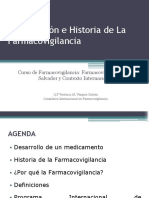 1 Introduccion e Historia de La Farmacovigilancia