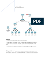 6.5.1.3 Packet Tracer - Layer 2 VLAN Security