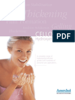 Cellosize Brochure For Personal Care From Amerchol