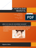 Tasa de Mortalidad Neonatal