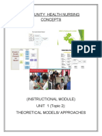 COMMUNITY HEALTH NURSING CONCEPTS Topic 2