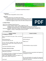 A Detailed Lesson Plan in Science 7 I. Learning Objectives