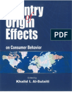 Country of Origin Effects On Consumer Behavior