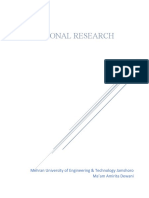 18SW111 Operational Research: Mehran University of Engineering & Technology Jamshoro Ma'am Amirita Dewani