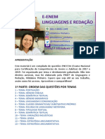 Caderno de Atividades Ensino Fundamental - Língua Portuguesa - 2020 Questões Encceja