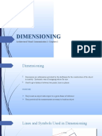 Dimensioning: Architectural Visual Communication 1: Graphics 1