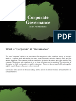 Business Ethics and Corporate Governance