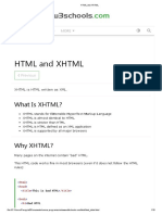 HTML and XHTML PDF