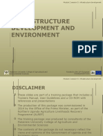 Infrastructure Development and Environment