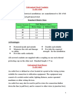 Advantages: Standard Metric Sizes